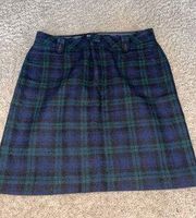 Flannel Pattern Skirt 