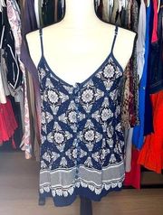 Crescent brand spaghetti strap top, size large