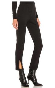 Theory Black Slit Legging Split Hem Size 12