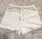 Fuzzy Mini Pajama Shorts