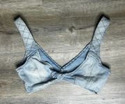 Retrofete Denim Bra Top