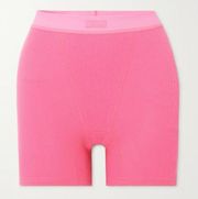 SKIMS Cotton Rib Boxers Sugar Pink