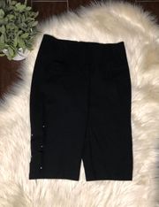 slims black Bermuda shorts 6p/8p