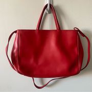 Vintage Furla Two-Way Bag in Candy Apple Red