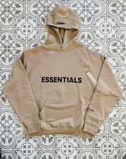 Fear of God Essentials String Tan Hoodie - Size Small