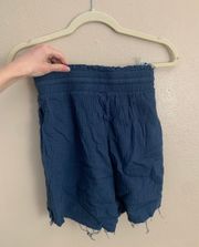 Blue Paper Bag Short