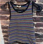 TJ Maxx Bozzolo Multicolor Striped Tank Top