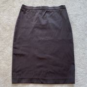 Cache Brown Below Knee Pencil Skirt 8