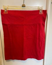 Red Pencil Skirt