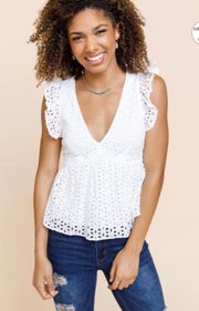 Eyelet Top