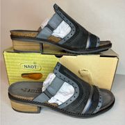 Naot Bohemia Nifty Oily Midnight/ Vintage /Polar Sea casual classic summer