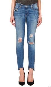 Black Orchid Jude Off Step Mid Rise Skinny