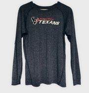 NFL Houston Texans athletic long sleeve top