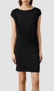 All Saints NEW Sable Mini Draped Dress Mini Size 2