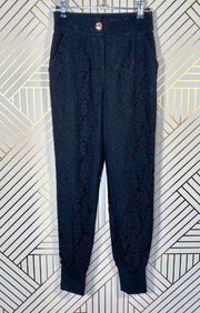 Ted Baker Cylar Lace Detail Formal Joggers Black