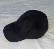 Wilfred Free Suede Baseball Cap - Black