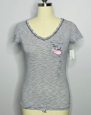 Tres Chic Popsicle Stripe Tee XS