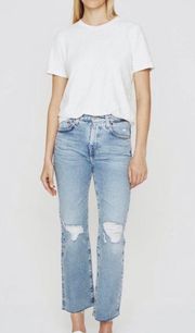 AG kinsley high waist crop jeans 