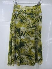 5/$25 Norton mcnaughten size 6 skirt tropical green b38