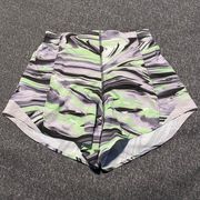 Lululemon Hotty Hot High Rise Short 4” Special Edition Size 4 Paint Glide Warp