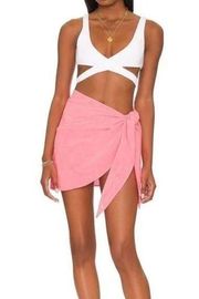 NEw GOOD AMERICAN Leg Daze Sarong In Sugar Pink Size Size 2X-5X