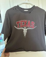 BAEVELY CROPPED TEXAS TEE