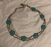 Vintage Turquoise Chain Belt