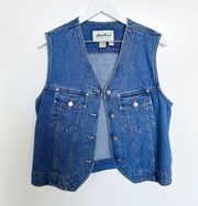 Denim Vest Size Medium