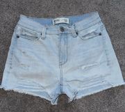 Ripped Jean Shorts