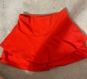 Boohoo Red Skort