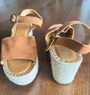 Tan Platform Sandal