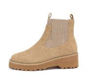 NEW Tan Chelsea Lugg Booties 