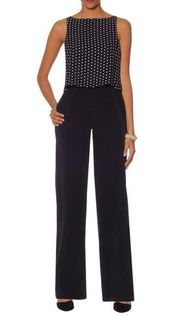 NWT The Limited Sleeveless Polka Dot Top Wide Leg Jumpsuit 6