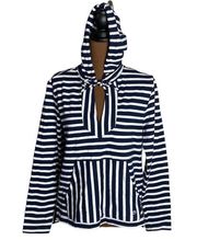 Southern Tide Paiton hoodie in true navy striped size S