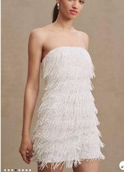 NWT - BHLDN Arabella Strapless Sequin Fringe Mini Dress