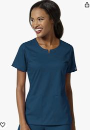 Caribbean blue  scrub top