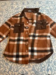 Boutique flannel jacket