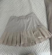 FILA White Mini Tennis Skirt