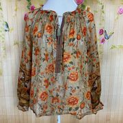 SPELL & THE GYPSY COLLECTIVE Seashell Blouse Size S