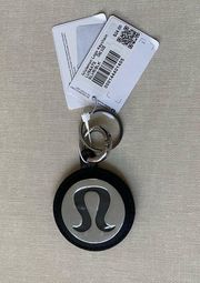 Logo Keychain - Silver/Black