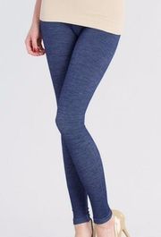 NEW Blue Ultra Soft and Stretchy Denim Looking Leggings