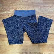 Lark and Grey Pants Animal Print Wide Leg Casual‎ Lounge Pull On Wide Waistband