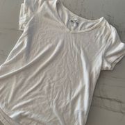 Hollister White V-neck Tee - Tie Dye Ready