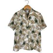Alfred Dunner Fern Tropical Vacation Spring Summer Button Down Shirt