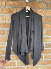 Helmut lang Draped Open Front Cardigan medium