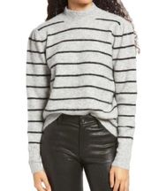 VERO MODA  ALPACA CORNELIA STRIPE PUFF SHOULDER SWEATER