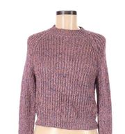 MinkPink xsmall pink metallic sexy crop sweater