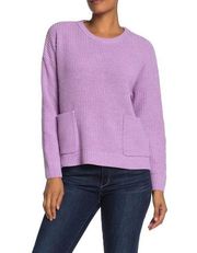 NWT MELLODAY Two Pocket Pullover Knit Sweater