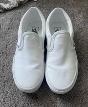 Vans White Slip-ons Kids