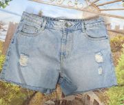 AVEC Les filles distressed shorts size 28